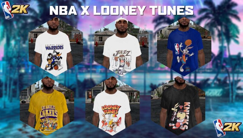 Looney tunes best sale nba shirts